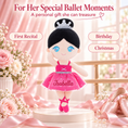 Load image into Gallery viewer, Gloveleya rose classic ballerina doll - personalized gift image 12