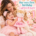 Load image into Gallery viewer, Gloveleya personalized crown princess doll - birthday gift gallery 4