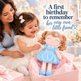 Load image into Gallery viewer, Gloveleya personalized curly hair princess doll, blue, gift gallery 7