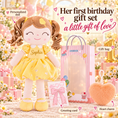 Load image into Gallery viewer, Gloveleya personalized curly hair princess doll, yellow, gift gallery 10