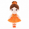 Cargar la imagen en la vista de la galería, Gloveleya orange glass ballet doll - 白底定制主图