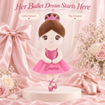 Load image into Gallery viewer, Gloveleya pink glass ballet doll - 她的芭蕾梦想