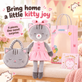 Load image into Gallery viewer, Gloveleya Gray Kitty Doll Gift Set – 4 Pieces, 35 cm - Gloveleya Official