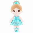 Load image into Gallery viewer, Gloveleya Personalized Ballerina Doll – 13-Inch Aqua Glass Ballet - Gloveleya Official