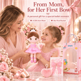 Cargar la imagen en la vista de la galería, Gloveleya Personalized Ballerina Doll – 13-Inch Pink Ballet Dream - Gloveleya Official