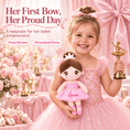 Cargar la imagen en la vista de la galería, Gloveleya Personalized Ballerina Doll – 13-Inch Pink Ballet Dream - Gloveleya Official