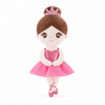 Cargar la imagen en la vista de la galería, Gloveleya Personalized Ballerina Doll – 13-Inch Pink Glass Ballet - Gloveleya Official