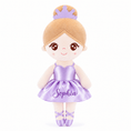 Load image into Gallery viewer, Gloveleya Personalized Ballerina Doll – 13-Inch Purple Glass Ballet - Gloveleya Official