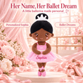 Load image into Gallery viewer, Gloveleya Personalized Ballerina Doll – 13-Inch Tanned Skin - Gloveleya Official