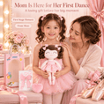 Load image into Gallery viewer, Gloveleya Personalized Ballerina Doll – 14-Inch Champagne Pink - Gloveleya Official