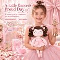 Load image into Gallery viewer, Gloveleya Personalized Ballerina Doll – 14-Inch Champagne Pink - Gloveleya Official