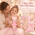 Load image into Gallery viewer, Gloveleya Personalized Ballerina Doll – 14-Inch Peach - Gloveleya Official