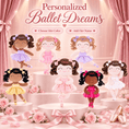 Load image into Gallery viewer, Gloveleya Personalized Ballerina Doll Collection – 14-Inch Ballet Gifts - Gloveleya Official