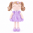 Load image into Gallery viewer, Gloveleya Personalized Curly Hair Princess Doll – 16-Inch Purple - Gloveleya Official