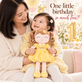 Load image into Gallery viewer, Gloveleya Personalized Curly Hair Princess Doll – 16-Inch Yellow - Gloveleya Official