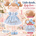 Load image into Gallery viewer, Gloveleya Personalized Flower Fairy Doll – 16-Inch Blue - Gloveleya Official