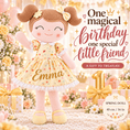 Load image into Gallery viewer, Gloveleya Personalized Flower Fairy Doll – 16-Inch Yellow - Gloveleya Official