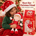 Load image into Gallery viewer, Gloveleya Red Christmas Doll Gift Set – Light Skin – 5 Pieces - Gloveleya Official