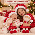 Load image into Gallery viewer, Gloveleya Red Christmas Doll Gift Set – Light Skin – 5 Pieces - Gloveleya Official
