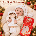 Load image into Gallery viewer, Gloveleya White & Gold Christmas Doll Gift Set – 5 Pieces - Gloveleya Official