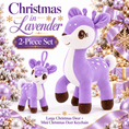 Load image into Gallery viewer, Lazada Christmas Deer Plush & Keychain Gift Set – Choose Your Color - Gloveleya Official