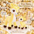 Load image into Gallery viewer, Lazada Christmas Deer Plush & Keychain Gift Set – Choose Your Color - Gloveleya Official