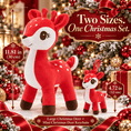 Load image into Gallery viewer, Lazada Christmas Deer Plush & Keychain Gift Set – Choose Your Color - Gloveleya Official