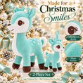 Load image into Gallery viewer, Lazada Christmas Deer Plush & Keychain Gift Set – Choose Your Color - Gloveleya Official