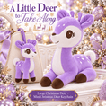 Load image into Gallery viewer, Lazada Christmas Deer Plush & Keychain Gift Set – Choose Your Color - Gloveleya Official