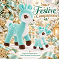 Load image into Gallery viewer, Lazada Christmas Deer Plush & Keychain Gift Set – Choose Your Color - Gloveleya Official