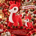 Load image into Gallery viewer, Lazada Christmas Deer Plush & Keychain Gift Set – Choose Your Color - Gloveleya Official