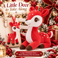Load image into Gallery viewer, Lazada Christmas Deer Plush & Keychain Gift Set – Choose Your Color - Gloveleya Official
