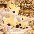 Load image into Gallery viewer, Lazada Christmas Deer Plush & Keychain Gift Set – Choose Your Color - Gloveleya Official