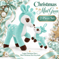 Load image into Gallery viewer, Lazada Christmas Deer Plush & Keychain Gift Set – Choose Your Color - Gloveleya Official