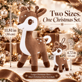Load image into Gallery viewer, Lazada Christmas Deer Plush & Keychain Gift Set – Choose Your Color - Gloveleya Official