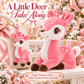 Load image into Gallery viewer, Lazada Christmas Deer Plush & Keychain Gift Set – Choose Your Color - Gloveleya Official