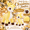 Bild in Galerie-Betrachter laden, Lazada Yellow deer plush and mini keychain two-piece set — product details