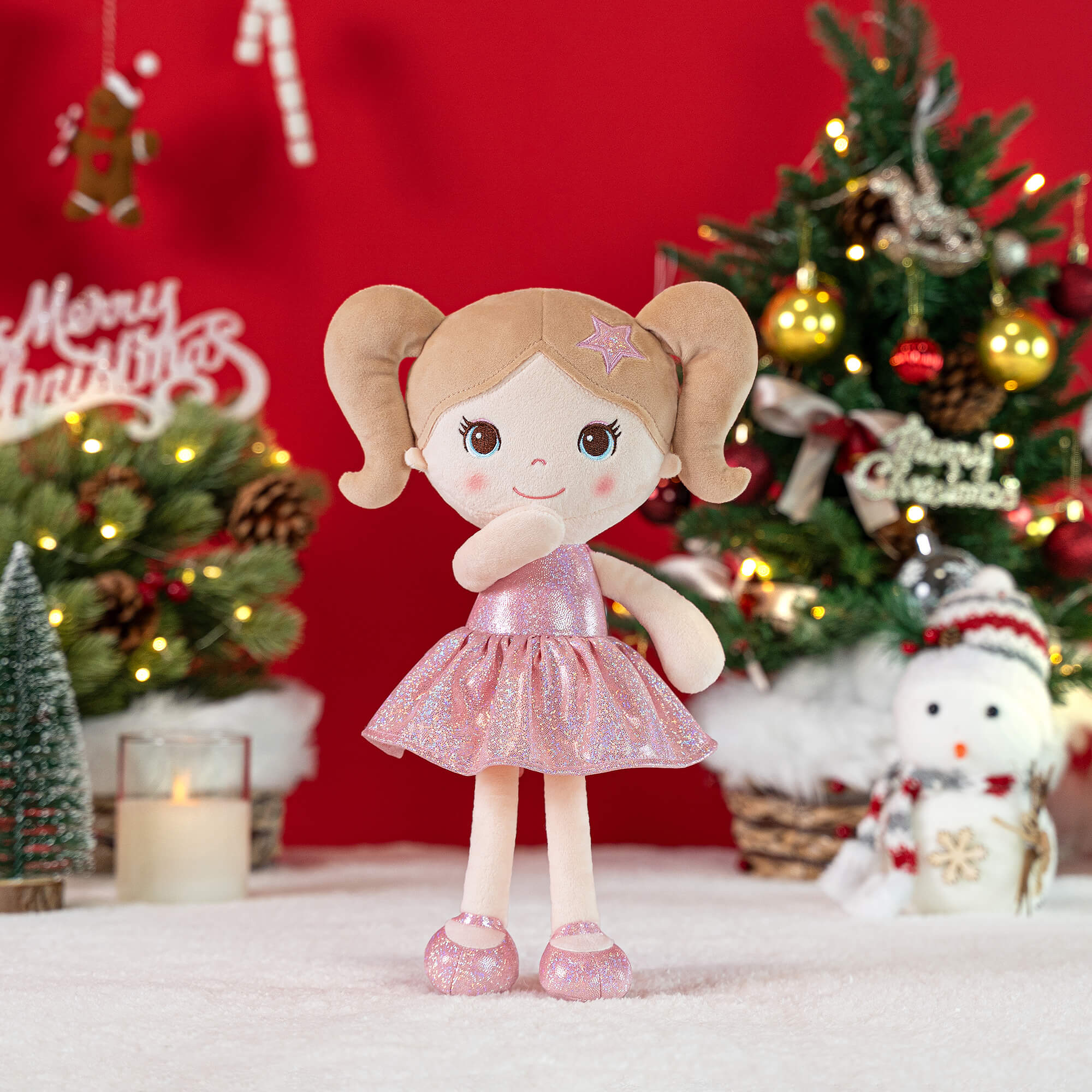 Lazadagifts 12 - inch Personalized Fashion Girls Stars Glitter Girls New Gifts - Gloveleya Official