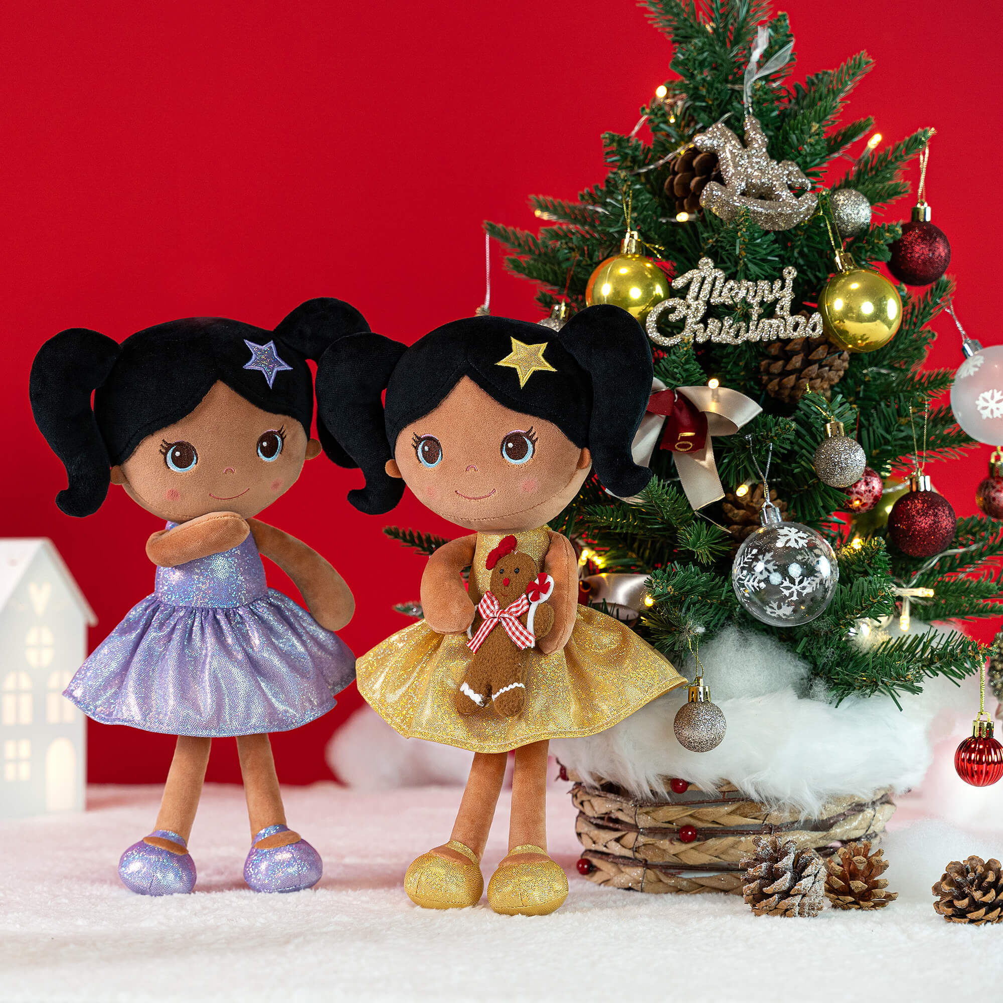 Lazadagifts 12 - inch Personalized Fashion Girls Stars Glitter Girls New Gifts - Gloveleya Official