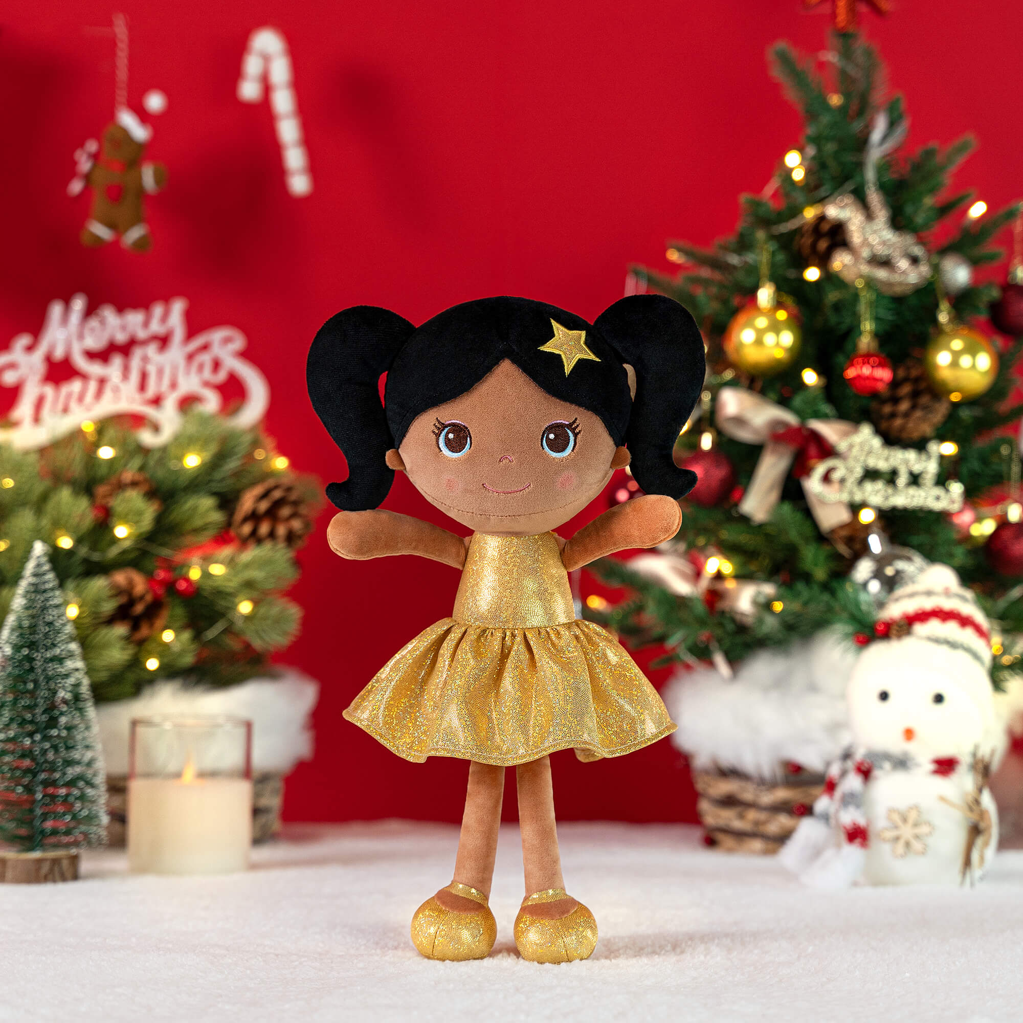 Lazadagifts 12 - inch Personalized Fashion Girls Stars Glitter Girls New Gifts - Gloveleya Official