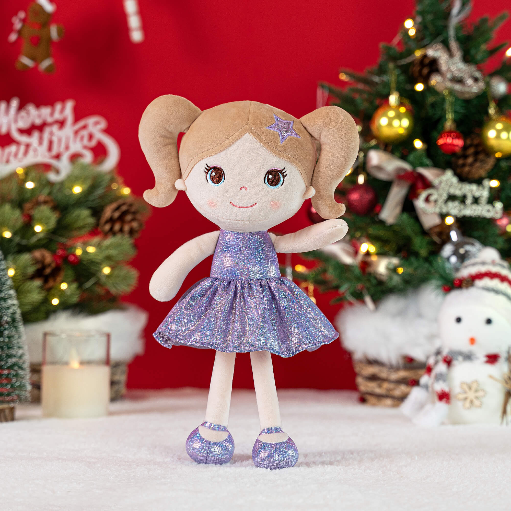 Lazadagifts 12 - inch Personalized Fashion Girls Stars Glitter Girls New Gifts - Gloveleya Official