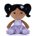 Load image into Gallery viewer, Lazadagifts 12 - inch Personalized Fashion Girls Stars Glitter Girls Tanned Purple - Gloveleya Official