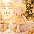 Load image into Gallery viewer, Leo Zodiac Doll – A Birthday Gift Written in the Stars - Gloveleya Official
