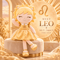 Load image into Gallery viewer, Leo Zodiac Doll – A Birthday Gift Written in the Stars - Gloveleya Official