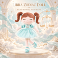 Load image into Gallery viewer, Libra Zodiac Doll Gift Set – 17-Inch Birthday Gift for Girls - Gloveleya Official