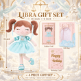 Load image into Gallery viewer, Libra Zodiac Doll Gift Set – 17-Inch Birthday Gift for Girls - Gloveleya Official
