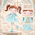 Load image into Gallery viewer, Libra Zodiac Doll Gift Set – 17-Inch Birthday Gift for Girls - Gloveleya Official