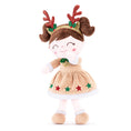 Load image into Gallery viewer, (Limited Edition) Gloveleya 16 - inch Personalized Christmas Reindeer Doll Brown - Gloveleya Official