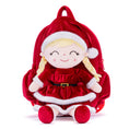 Load image into Gallery viewer, (Non - Personalized) Gloveleya 9 - inch Christmas Santa Doll Backpacks Red - Gloveleya Official