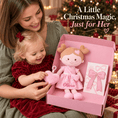 Load image into Gallery viewer, Onetoo 13-Inch Personalized Baby Shower Gift Set – Pink Heart Milly Doll - Gloveleya Official